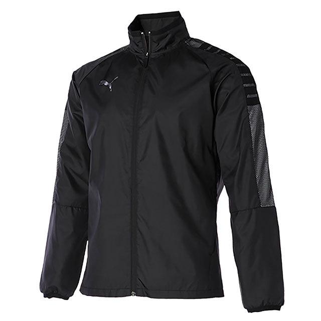 PUMA（プーマ） 裏メッシュ ウーブン ジャケット ブラック サッカー