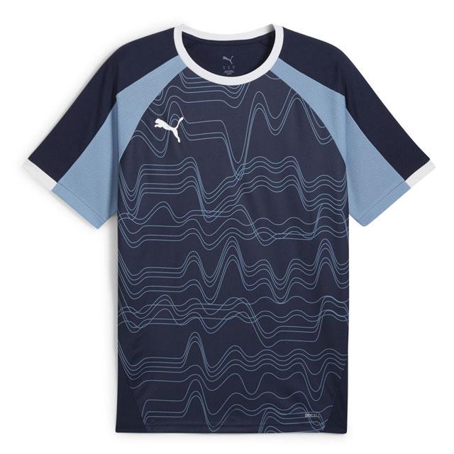 PUMA（プーマ） INDIVIDUALLIGA グラフィック SS シャツ ネイビー