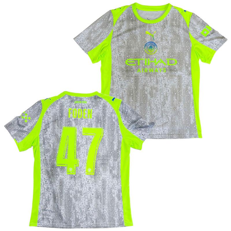 プーマ マンチェスター シティー MCFC 25-26 3rd レプリカ ユニフォーム #47 フィル・フォーデン サッカー レプリカウェア ネーム入り 780362-NUMBER-47 PUMA（プーマ） マンチェスターシティ MCFC 25-26 3rd レプリカ