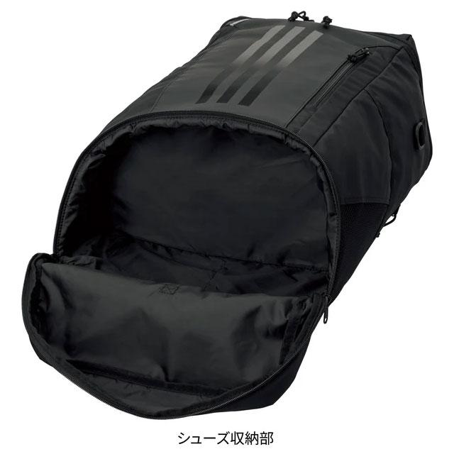 adidas（アディダス） ボール用デイパック 40L ブラック レインカバー