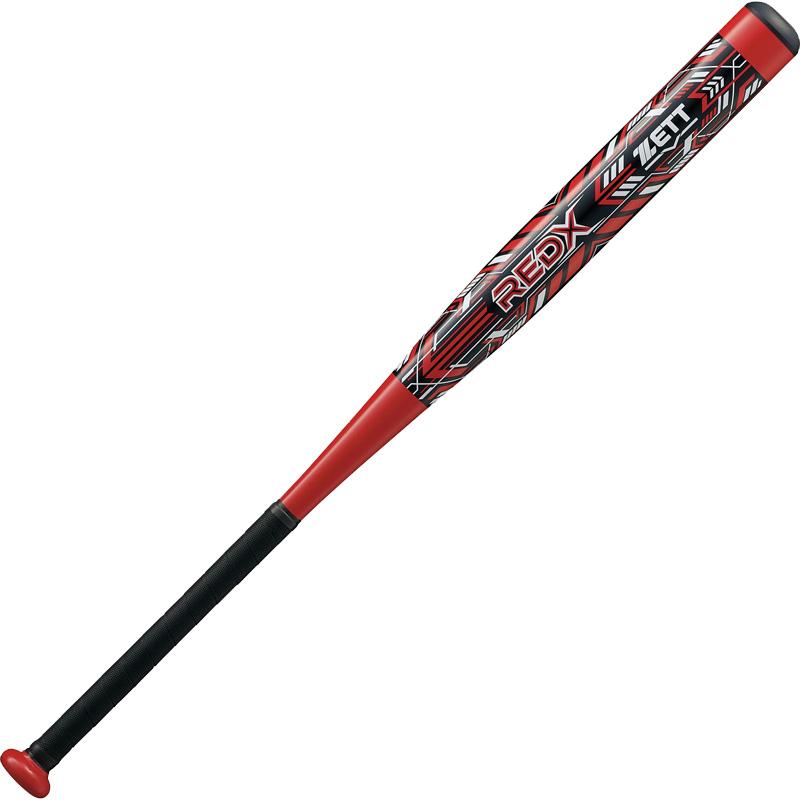 ゼット（ZETT） ソフト 3号 金属製バット RED-X 軽量 ソフトボール