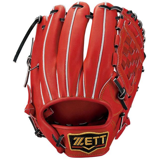 ZETT 硬式グローブ Dオレンジ（ほぼ赤） ゼット（ZETT） 硬式グローブ プロステイタス グローブ 22SS Dオレンジ