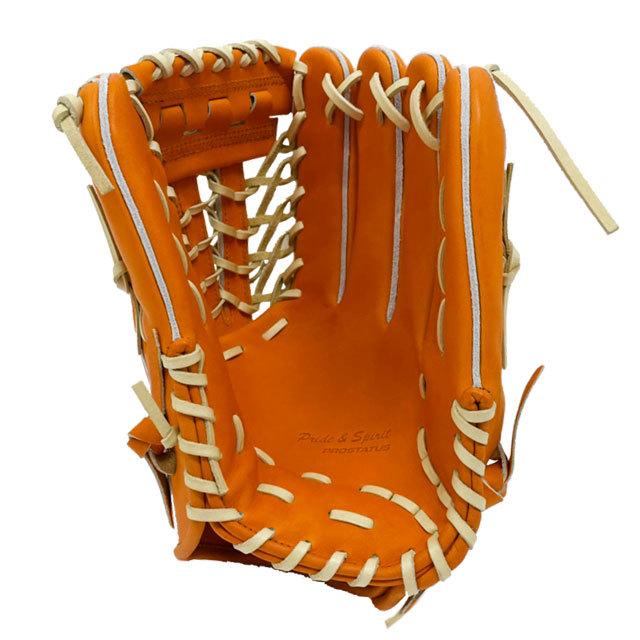 ゼット ZETT 野球 硬式グローブ プロステイタス オレンジ