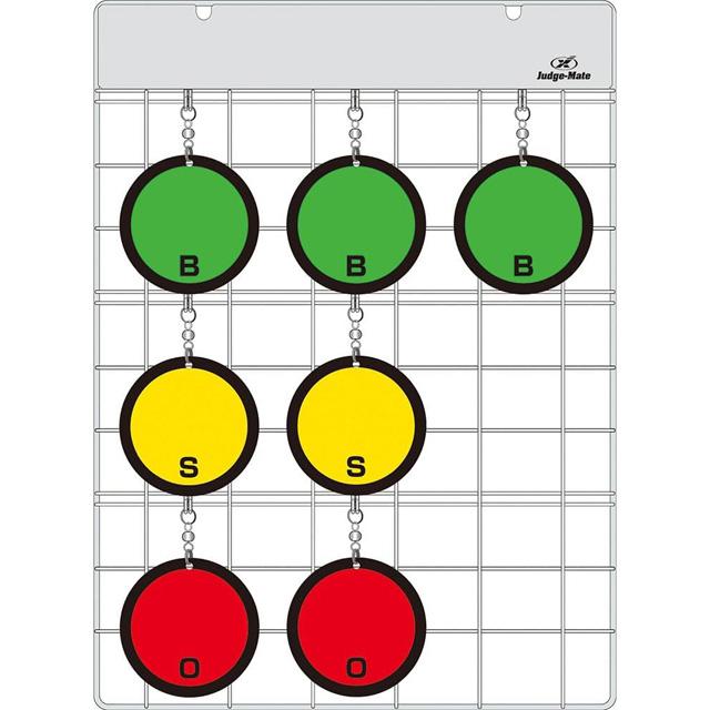 ユニックス B.S.Oカウンター カウントボード 軽量 コンパクト 野球