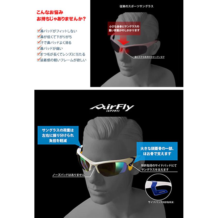 フィールドフォース エアフライ 野球 ベースボール用サングラス