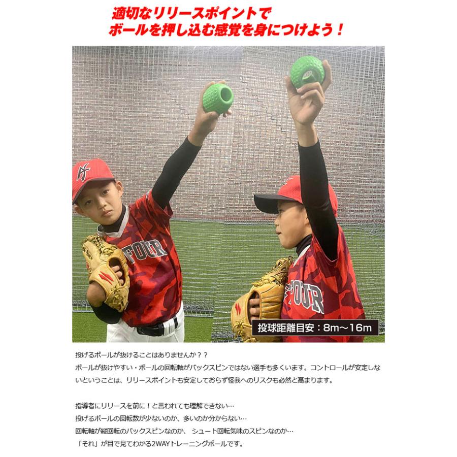 FIELD FORCE（フィールドフォース） バックスピンリリースボール 投球