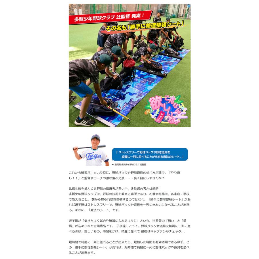 FIELD FORCE（フィールドフォース） 勝手に整理整頓シート 部活 チーム 荷物置き 少年野球 備品 便利ギア FSST-510 ...