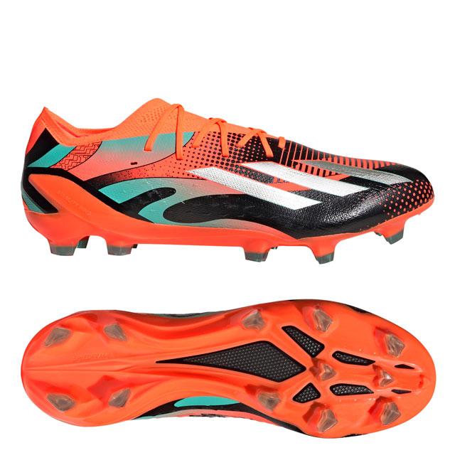 【新品未使用】アディダス　サッカースパイク adidas（アディダス） エックス スピードポータル MESSI.1 FG オレンジ