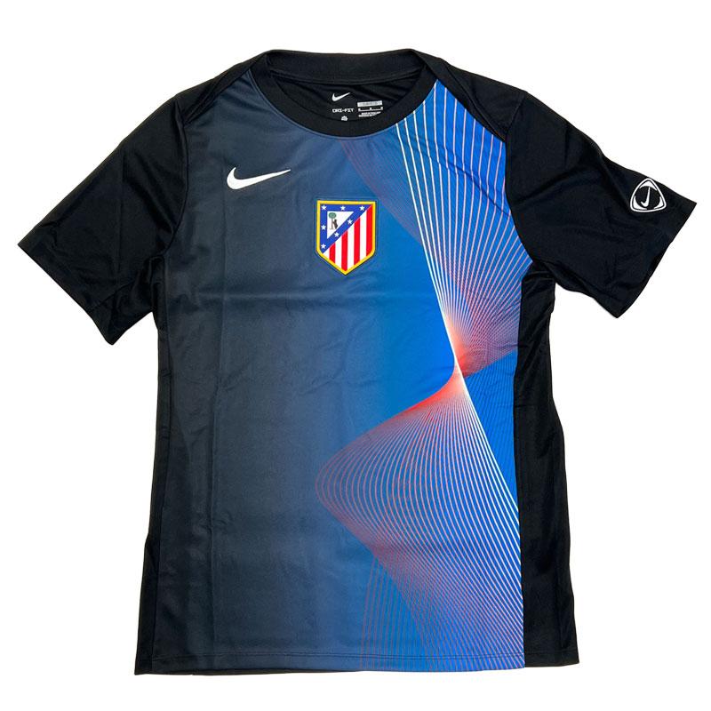 ナイキ アトレティコ マドリード ATM Dri-FIT アカデミー プロ サード プレマッチ トップ ブラック サッカー レプリカ ウェア 半袖 （NIKE2025FW） HM3200-407 NIKE ナイキ アトレティコ マドリード ATM Dri-FIT アカデミー プロ