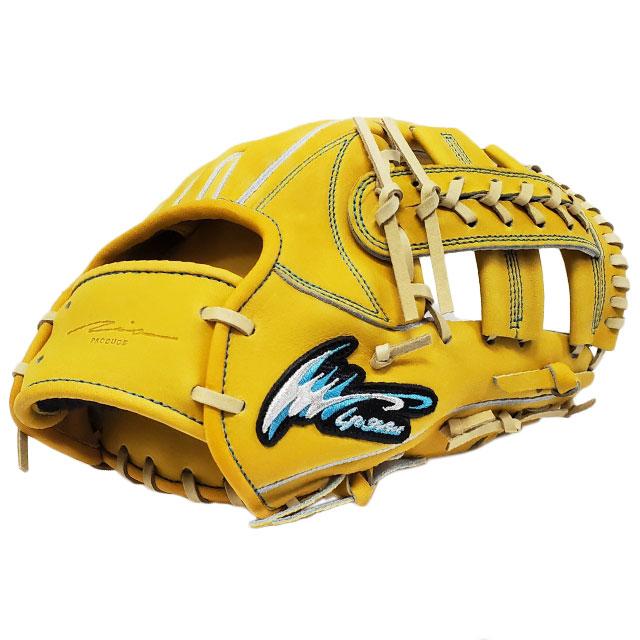硬式野球グローブ アイピーセレクト黄色 野球 アイピーセレクト 限定 硬式 グローブ グラブ 内野手用 右