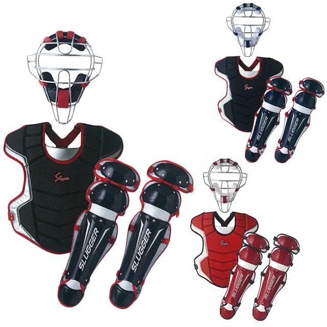 久保田スラッガー軟式キャッチャーギア３点セット ネイビー 久保田スラッガー（KUBOTA SLUGGER） 軟式用キャッチャーギア 3点