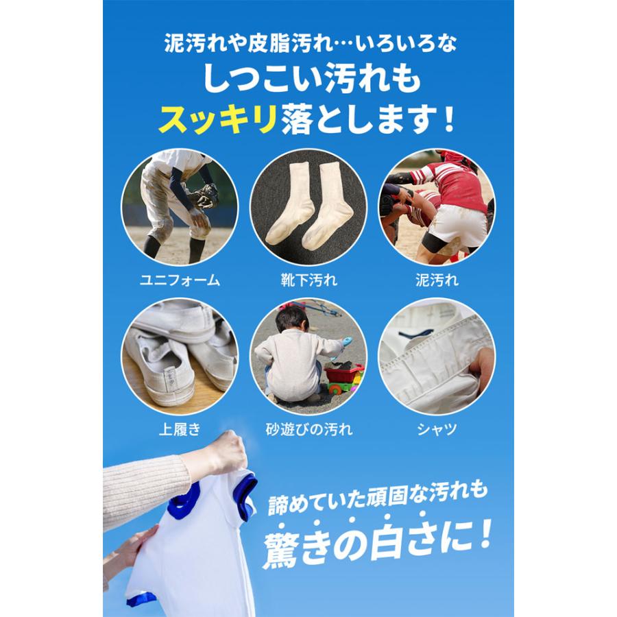 ☆リニューアル☆ 泥汚れ専用洗剤 レギュラー洗剤 1.5kg ユニフォーム アルク有限会社 レギュラー 洗濯 ガンコ 汚れ 野球洗剤 野球 REGULAR ALK15｜ballclub-b｜12