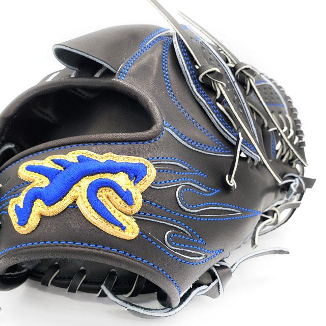 GLOVE STUDIO RYU リュウ 硬式グラブ キップレザー グローブ ピッチャー (硬式投手用) 野球 高校野球ルール対応 一般 大人  RYU-KAN-BLKBLU