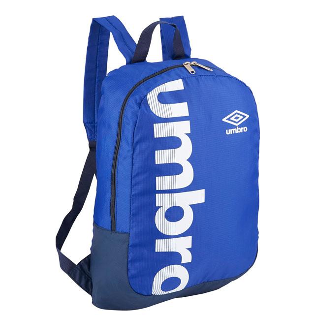 新品UMBROアンブロ ガンバ大阪エンブレムリュック22Lバックパックサッカー umbro（アンブロ） かばん バッグ ポケッタブルデイパック ブルー