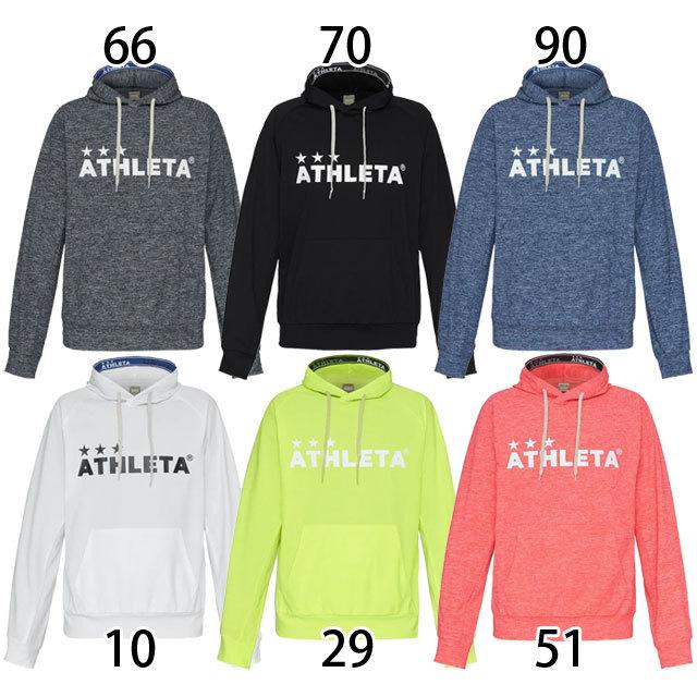 アスレタ サッカー フットサル ウェア カラー杢スウェットパーカー プルオーバーパーカー (ATHLETA2022SS) 03360｜ballclub｜02