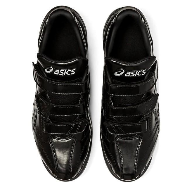 asics ベルクロ式 野球用シューズ 黒 ASICS アシックス 野球 トレーニングシューズ ベルクロ ベルト式