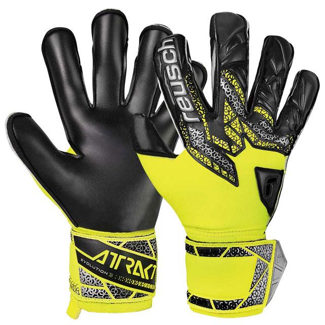 ロイシュ サッカー キーパーグローブ アトラクト ゴールド エボリューション セイフティイエロー ゴールキーパー用品 reusch 5570164-2025 reusch（ロイシュ） サッカー キーパーグローブ アトラクト ゴールド