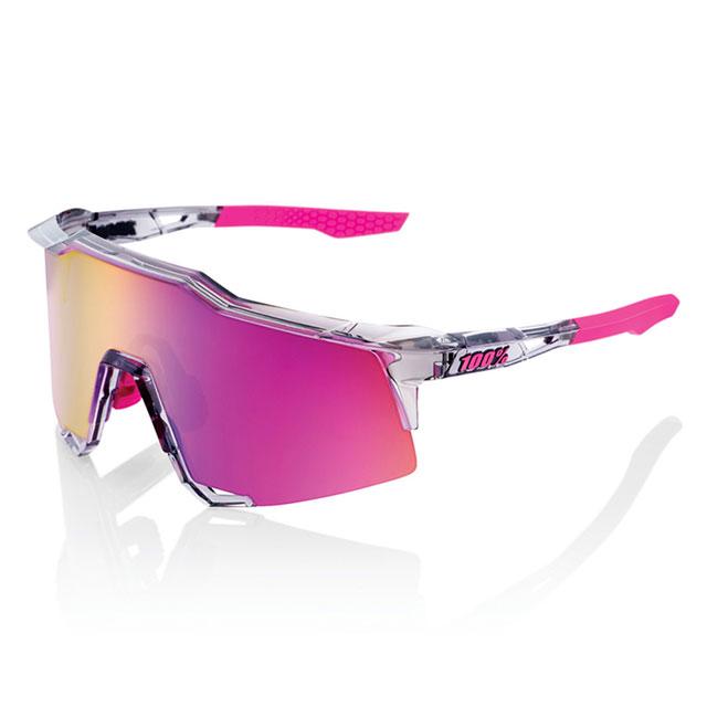 【100%/ワンハンドレッド】 サングラス SPEEDCRAFT Polished Translucent Grey Purple Multilayer Mirror Lens 一般 大人60007-00017 100% ワンハンドレッド サングラス SPEEDCRAFT Polished Translucent