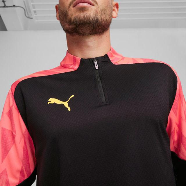 プーマ サッカー フットサル トレーニングウェア INDIVIDUAL ファイナル 1/4ジップトップ プーマブラック (PUMA2024SS) 659504-57｜ballclub｜03