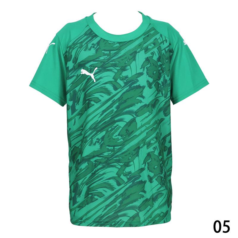 プーマサッカーゲームシャツ PUMA（プーマ） teamFINAL グラフィック ゲームシャツ JR サッカー