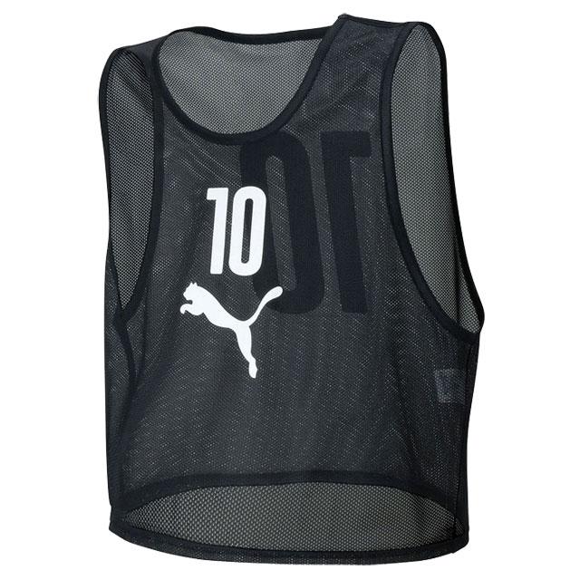 【プーマ】 サッカー フットサル ビブス 10枚入り ブラック 背番号入り ゼッケン 920604-01 ※返品・交換・キャンセル不可商品 PUMA（プーマ） サッカー フットサル ビブス 10枚入り ブラック 背番号