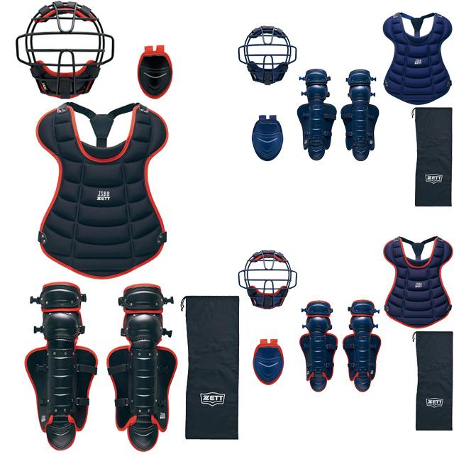 ゼット（ZETT） 野球 少年軟式用 少年ゴムソフト用 防具 4点セット