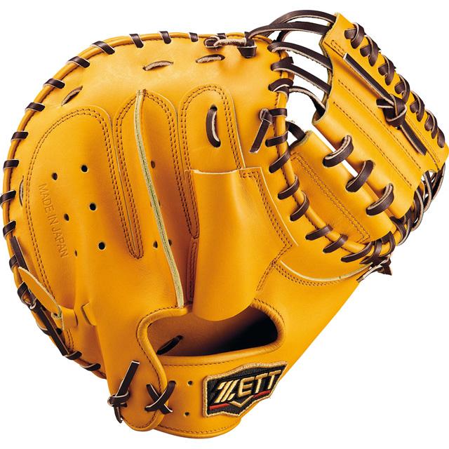 【ZETT / ゼット】硬式キャッチャーミット　イエロー ゼット（ZETT） 限定 野球 硬式グラブ キャッチャーミット