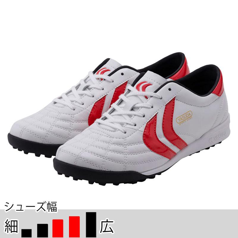 ヤスダサッカーシューズ ホワイト/レッド26.5サイズ 【公式通販】