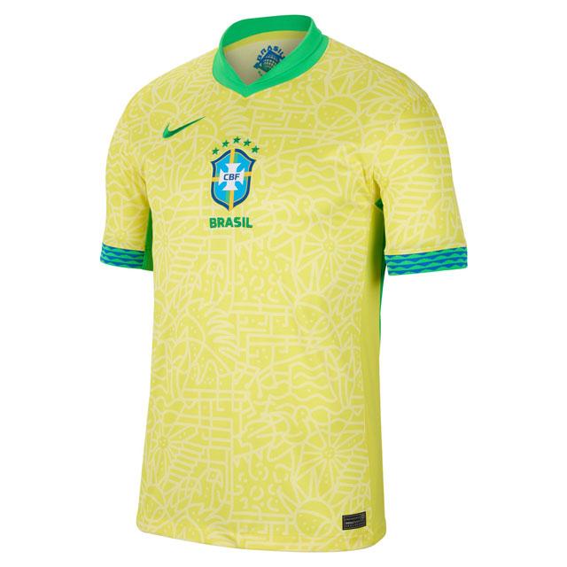 35％OFF！ ナイキ サッカー レプリカユニフォーム ブラジル代表 CBF M 24シーズン スタジアム ホーム ジャージー S/S イエロー 【NIKE2024SU】 FJ4284-706 NIKE（ナイキ） 35％OFF！ サッカー レプリカユニフォーム ブラジル
