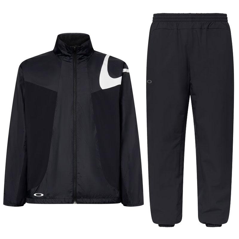 オークリー ウィンドジャケット＆パンツ 上下セット Enhance Wind Warm ブラック 防風 保温 野球 一般 大人 OAKLEY2025FW FOA408210-FOA408294 オークリーゴルフプレミアムコレクション 30％OFF オークリー ウィンド