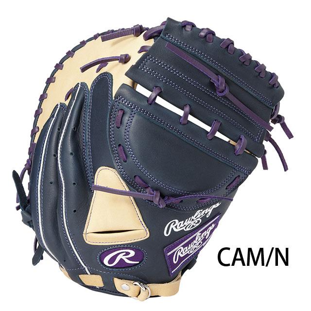 中古Rawlings ソフト　キャッチャーミット黒/ピンク 右投げ　成人男性用 Rawlings（ローリングス） ソフトボールグラブ 男性専用 キャッチャー