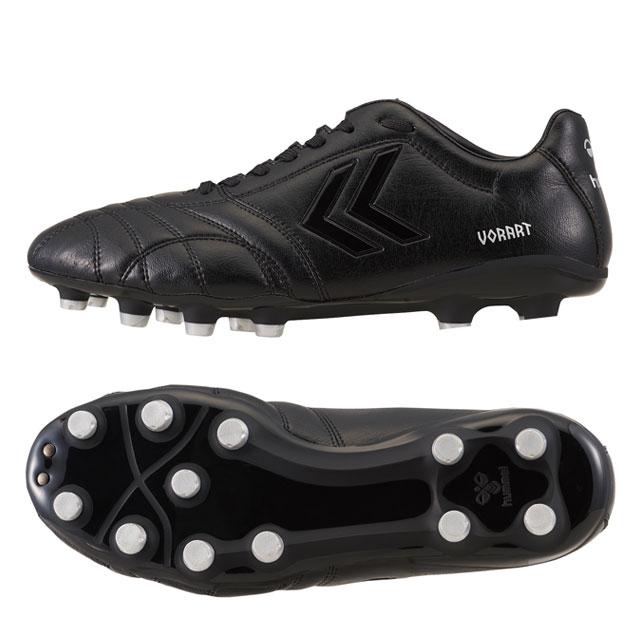 ヒュンメル サッカースパイク ヴォラート 3 アカデミー スーパーワイド ブラック シルバー 土 人工芝 天然芝 【hummel2024Q1】 HAS1246SW-9095 hummel（ヒュンメル） サッカースパイク ヴォラート 3 アカデミー