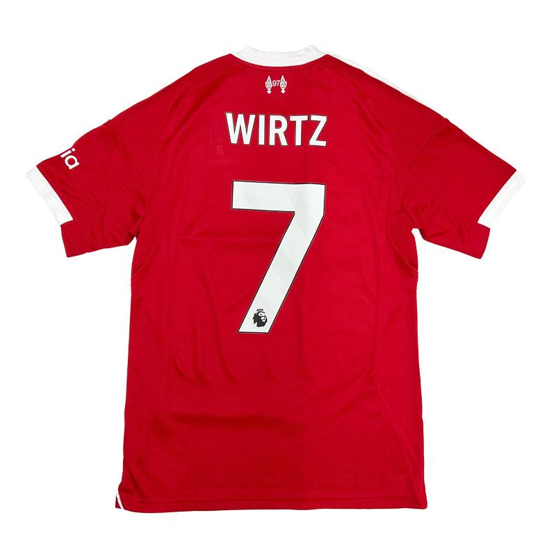【即発送】リバプール WIRTZ 7 番 公式ユニフォーム 新品タグ付き 25-26 リバプール ホーム 長袖 ユニホーム 7番 WIRTZ XL adidas