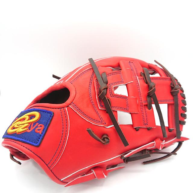 期間限定値下ドナイヤオーダー日本製 野球用グローブ 赤/黒 R ドナイヤ ドナイヤ 硬式用グラブ スポサクオリジナル オーダー