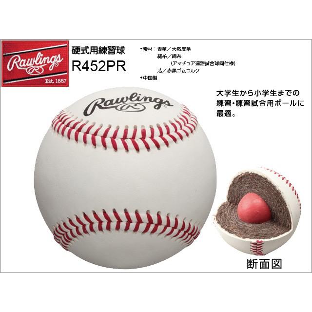 Rawlings（ローリングス） 硬式練習球 R452PR : 野球・サッカーの専門 