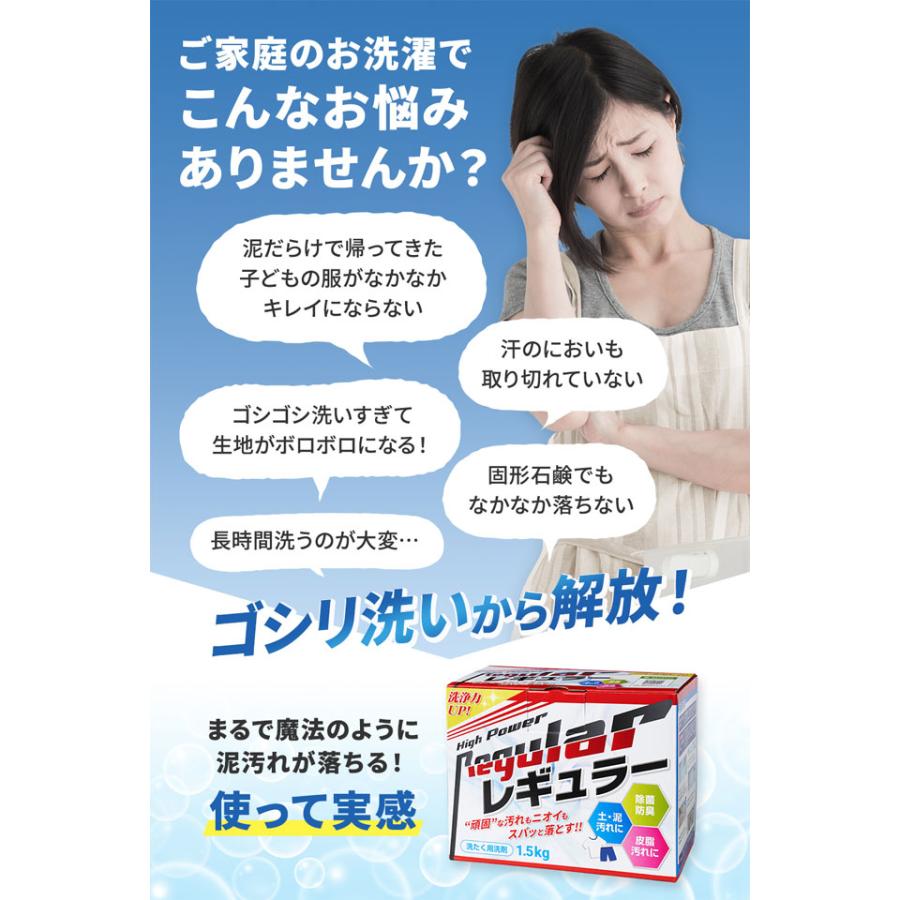 ☆リニューアル☆ レギュラー洗剤 1.5kg ユニフォーム アルク有限会社 泥汚れ専用洗剤 レギュラー 洗濯 ガンコ 汚れ 野球洗剤 野球 REGULAR ALK15 |  | 10