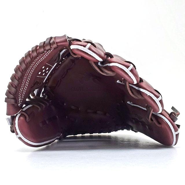 GLOVE STUDIO RUY リュウ 硬式グラブ キップレザー 野球 グローブ ピッチャー (硬式投手用) 野球 高校野球ルール対応 一般 大人 RYU-KAN-WBRNWHT｜ballclub｜07