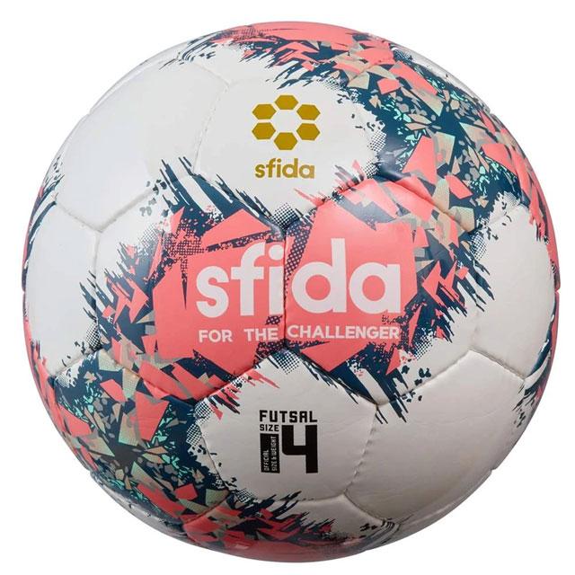 スフィーダ フットサルボール INFINITO APERTO 4 4号球 ホワイト ピンク JFA検定球 SB21IA02-WHTPNK