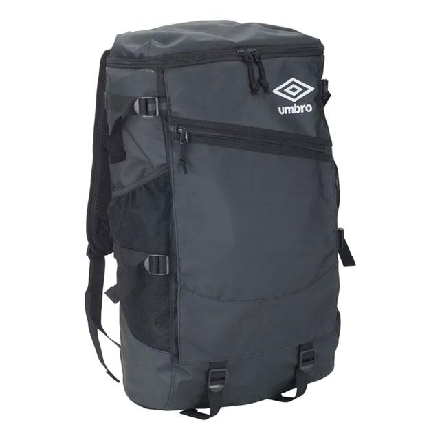 アンブロ サッカー フットサル バックパック ブラック 約40L リュック デイバッグ かばん バッグ 消臭 再帰反射 UUAXJA02-BK ※返品・交換・キャンセル不可商品 umbro（アンブロ） サッカー フットサル バックパック ブラック 約40L