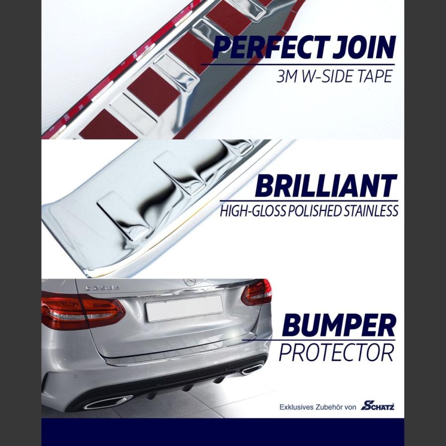 SCHATZ ベンツ W205/S205 Cクラス ワゴン バンパー プロテクター プレミアムシリーズ シェッツ BENZ ステップガード 8000225 SCHATZ プレミアムシリーズ お気軽にお問い合わせください