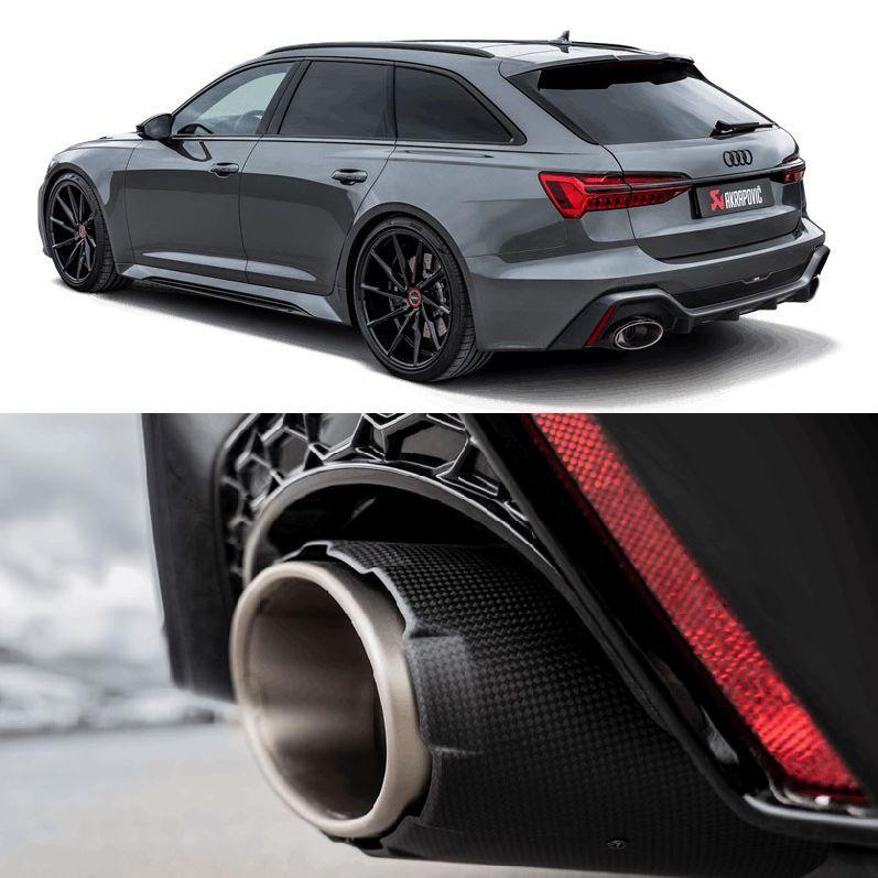 アウディ RS6 アバント C8 アクラポビッチ エボリューションライン リンクパイプセット AUDI AKRAPOVIC