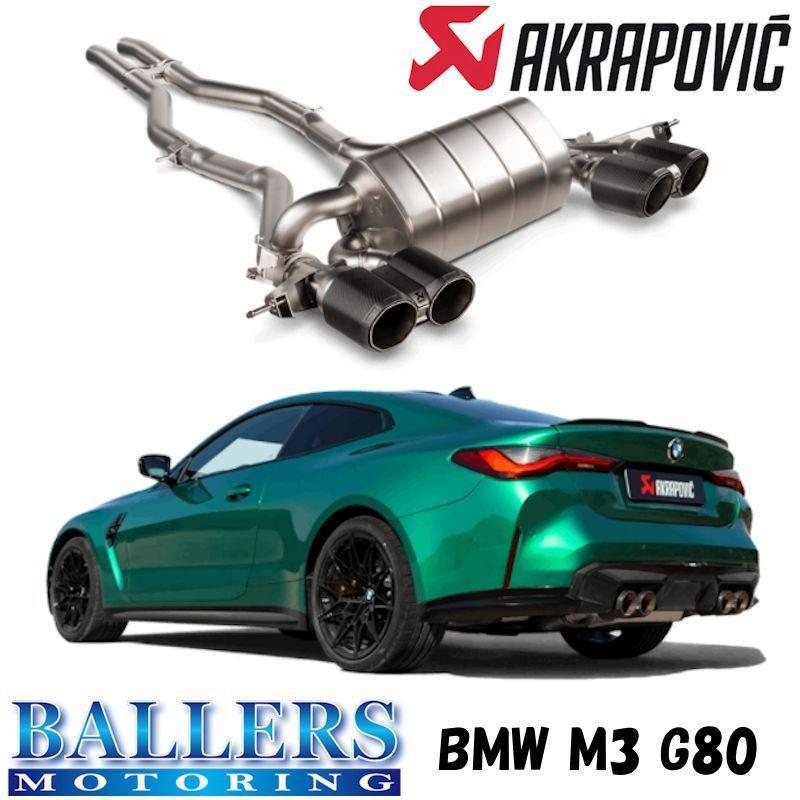 BMW BMW G80 M3 エキゾーストシステム マフラー アクラポビッチ