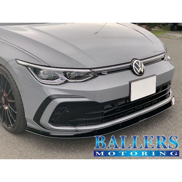 VW ゴルフ8 フロントリップスポイラー Next Innovation 8mmモデル