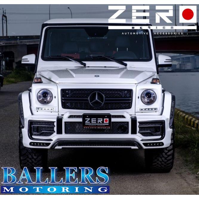 ベンツ W463 G63 AMG 2012年〜 ZERO DESIGN フロントバンパー FRP Carbon エアロ ゼロデザイン BENZ｜ballers-sp03