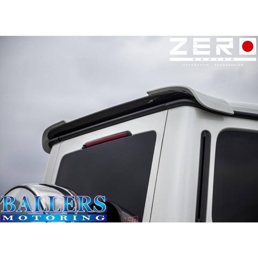 ベンツ W463A G63 AMG 2018年〜 ZERO DESIGN ルーフスポイラー FRP Carbon エアロ ゼロデザイン BENZ｜ballers-sp03