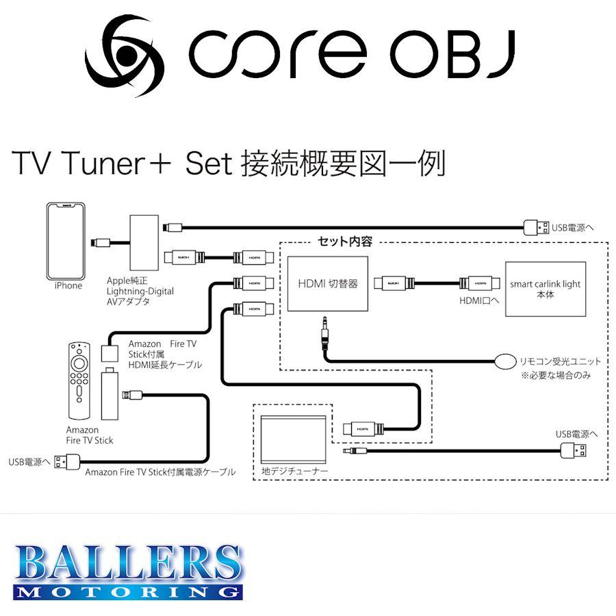 MINI（ミニ） Core OBJ スマートカーリンク MINI F65 TV視聴 HDMI TV