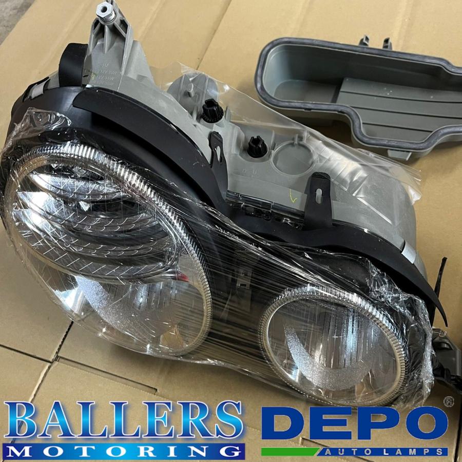 希少 DEPO W211 後期LOOK ハロゲンヘッドライト BENZ Eクラス W210