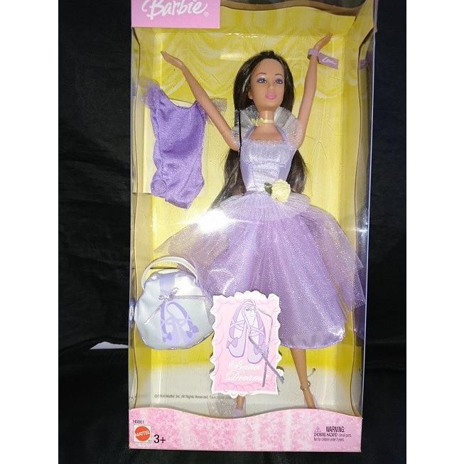 バレリーナバービー2004 Ballet　Dreams　紫　バレリーナ雑貨　バレエ雑貨　バレリーナ人形　バレエ発表会プレゼント