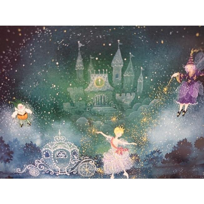 コッペリアオリジナルｍａｙａポストカードシンデレラ バレリーナ雑貨 バレエ雑貨 バレエポストカード グリーティングカード ポストカード 絵葉書