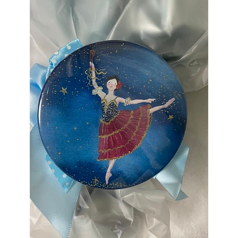 ７ ６センチ大きめｍａｙａ バレリーナ イラスト バレリーナ雑貨 カンバッチ パドゥ ドゥ